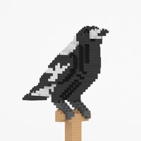 Jecka Animals - Australian Magpie 32cm