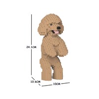 Jekca Animals - Toy Poodle Fawn 24cm