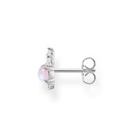 Thomas Sabo Charm Club - Single Stud Pink Stone Silver Earring