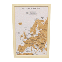 Europe Travel Pin Board by Splosh - Small