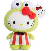 Hello Kitty and Friends Plush - Hello Kitty in Keroppi Costume 24cm