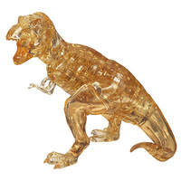 3D Crystal Puzzle - Brown T-Rex