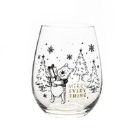 Disney Christmas By Widdop And Co Christmas Glasses - Winnie Set Of 2