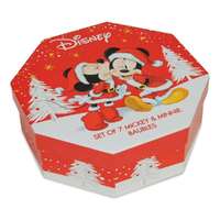 Disney Christmas By Widdop And Co Hanging Ornaments: Mickey & Minnie (Set Of 7)