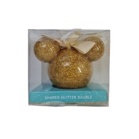 Disney Christmas By Widdop And Co Bauble - Pastel Gold Glitter