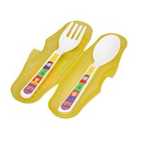 The Wiggles Fruit Salad 2pc Travel Cutlery Set