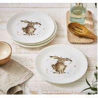 Royal Worcester Wrendale Coupe Plates - Hare (Set of 4)