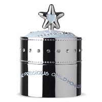 Whitehill Baby - Silver Plated Baby Musical Box - Blue Star