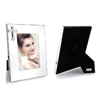 Whitehill Frames - Silver Plated Photo Frame - Cross 5x7"