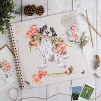 Wrendale Designs Scrapbook Album - Blooming With Love (Dog)