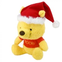 Disney Baby - Winnie the Pooh with Santa Hat Plush