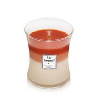 Woodwick Medium Trilogy Candle - Pumpkin Gourmand