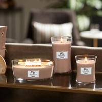 Woodwick Hearthwick Candle - Cashmere