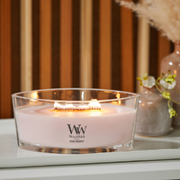 Woodwick Ellipse Candle - Sheer Tuberose