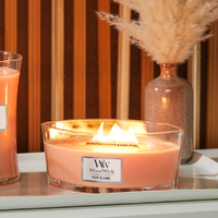 Woodwick Hearthwick Candle - Yuzu Blooms