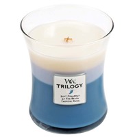 WoodWick Medium Trilogy Candle - Beachfront Cottage