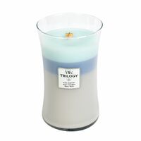 WoodWick Large Trilogy Candle - Woven Comforts