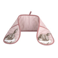 Wrendale Designs by Pimpernel Double Oven Gloves - 'Bathtime' Rabbit