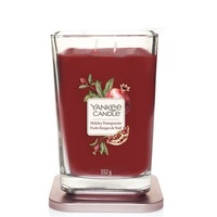 Yankee Candle Large Square Jar - Holiday Pomegranate