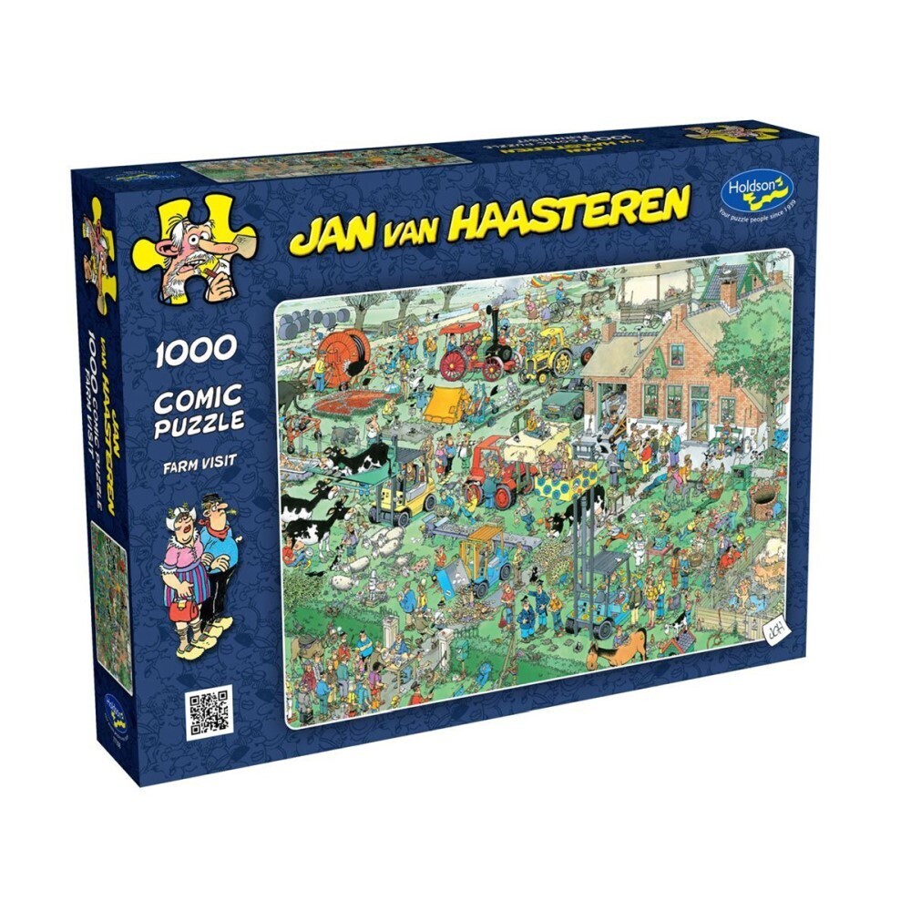 Jan Van Haasteren Puzzle 1000pc Farm Visit Jan Van Haasteren Puzzles