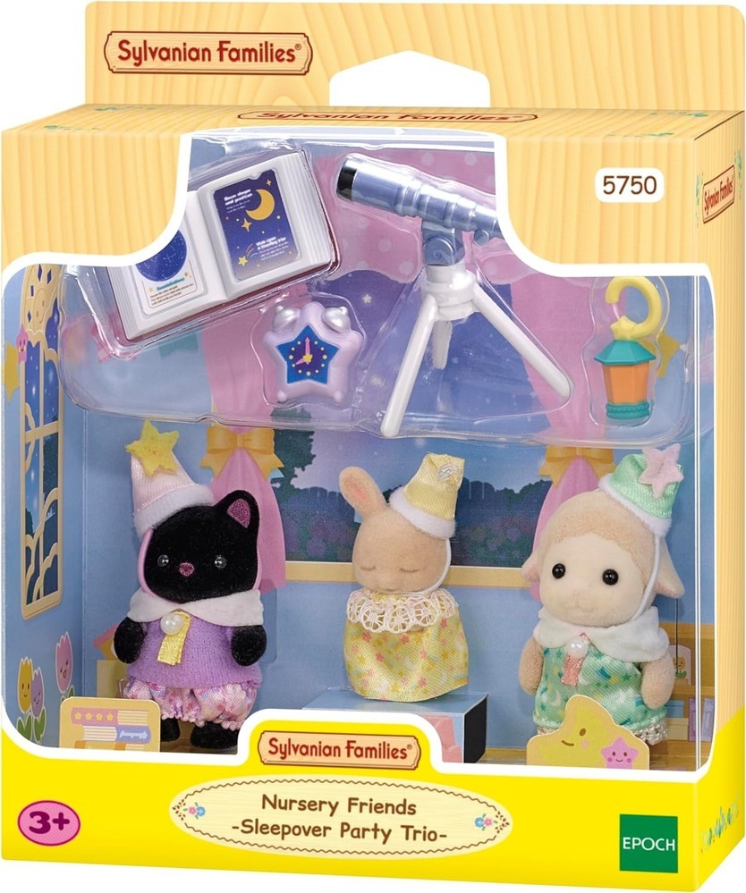 Sylvanian Families - Nursery Friends - Sleepover Party Trio