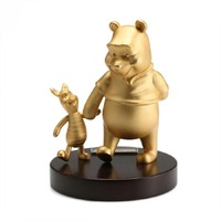 Royal Selangor Winnie The Pooh Figurine - Limited Edition Gilt Pooh & Piglet