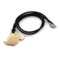 Royal Selangor Disney - Mickey Mouse Gilt Silhouette Pendant