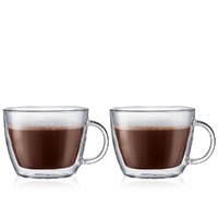 Bodum Glassware - Bistro Café Latte Cup 450mL 2 Pack