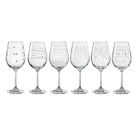 Bohemia Crystal Elements Goblet 450ml Set of 6