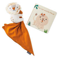 Hallmark Gifts - The Lion and the Mouse Board Book and Lion Lovey Blanket Set