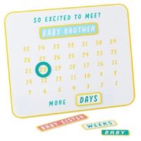 Hallmark Gifts - So Excited To Meet You Magnetic Baby Countdown Board