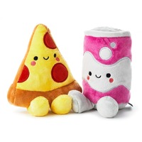 Hallmark Better Together Magnetic Plush - Pizza and Soda