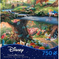 Thomas Kinkade Disney 750pc Puzzle - Alice in Wonderland