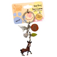 Pets With Personality - Little Paws Keyring - Horse