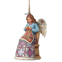 Jim Shore Heartwood Creek - Sewing Angel Hanging Ornament