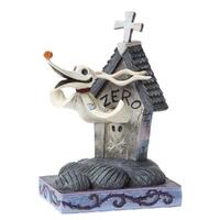 Jim Shore Disney Traditions - Nightmare Before Christmas Zero and Dog House - Floating Friend