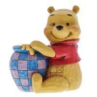 Jim Shore Disney Traditions - Winnie the Pooh with Honey Pot Mini Figurine