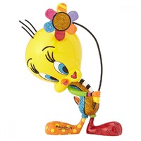 Looney Tunes By Britto - Tweety Bird With Flower Figurine