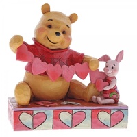 Jim Shore Disney Traditions - Pooh & Piglet Valentines Figurine