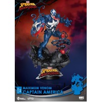 Beast Kingdom D Stage - Marvel Maximum Venom Captain America