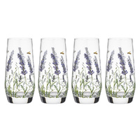 Ashdene Lavender Fields - Glass Highball Tumbler 4 Pack