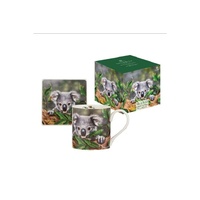 Ashdene Babies of the Bush Mug & Coaster Set - Koala Joey