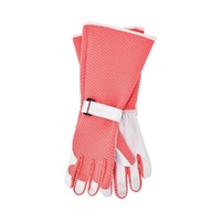 Sprout Long Sleeve Gardening Gloves - Coral