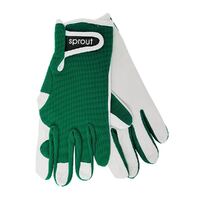 Sprout Goatskin Gardening Gloves - Smokey Pine