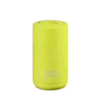 Frank Green Reusable Cup - Ceramic 295ml Neon Yellow Push Button
