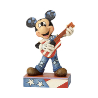 Jim Shore Disney Traditions - Mickey Mouse Rock & Roll - American Anthem