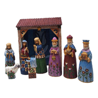 Folklore by Jim Shore - Folklore Nativity 9pc Set