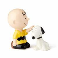 Peanuts Ceramics Salt and Pepper Shaker Set - Peanuts Charlie and Snoopy