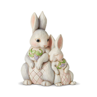 Jim Shore Heartwood Creek - Easter Collection - Forever My Honey Bunny (Double Bunnies)
