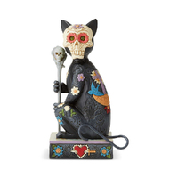 Jim Shore Heartwood Creek Halloween - Day Of The Dead Cat